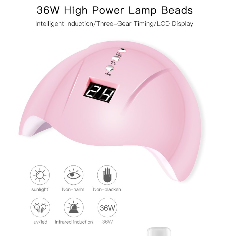 Gel Polish Kit Manufacturer - 48 Colors 19 Pcs with 36W