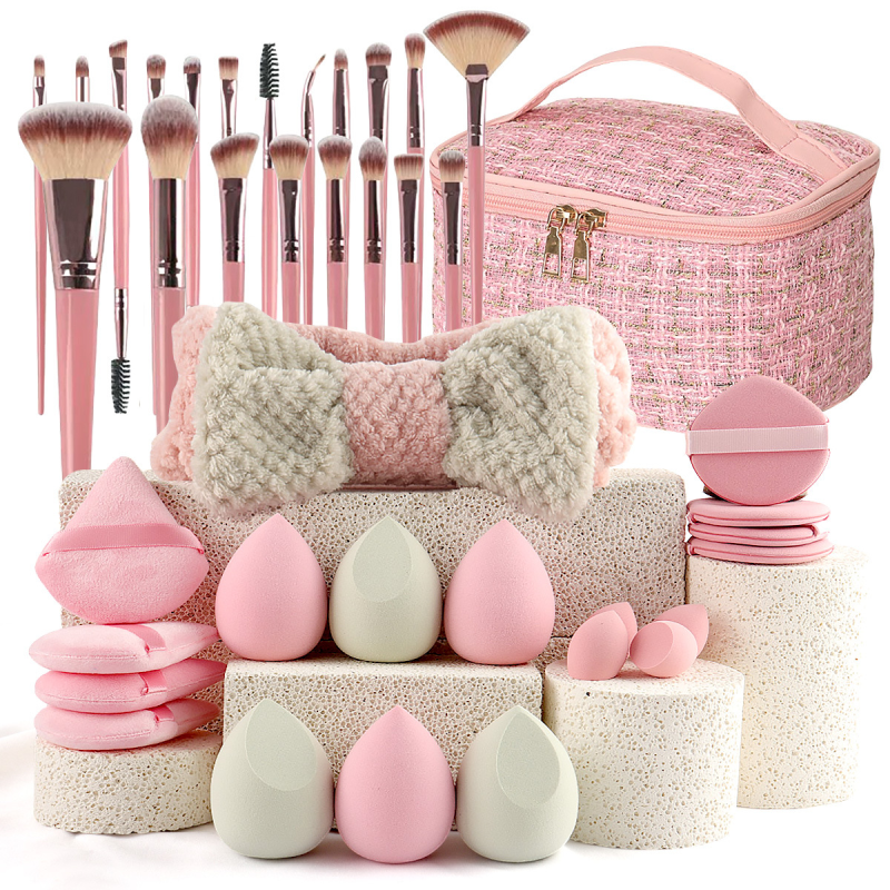 Beauty Tool Set Factory - 40-Pieces Cross-Border Travel Makeup