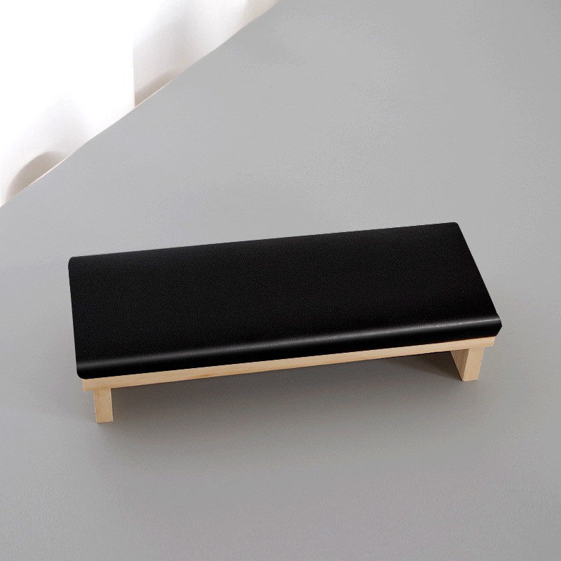 Nail Hand Pillow Manufacturer - Luxury PU Leather Wood Arm