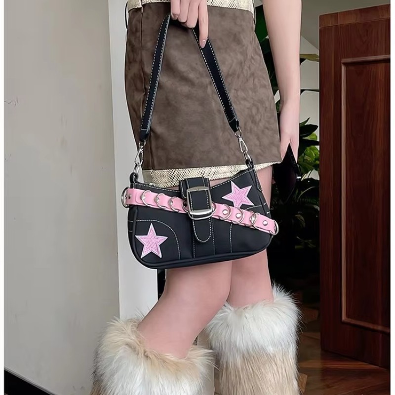 Handbag Manufacturer - Stylish Denim Polyester Chain-Strap