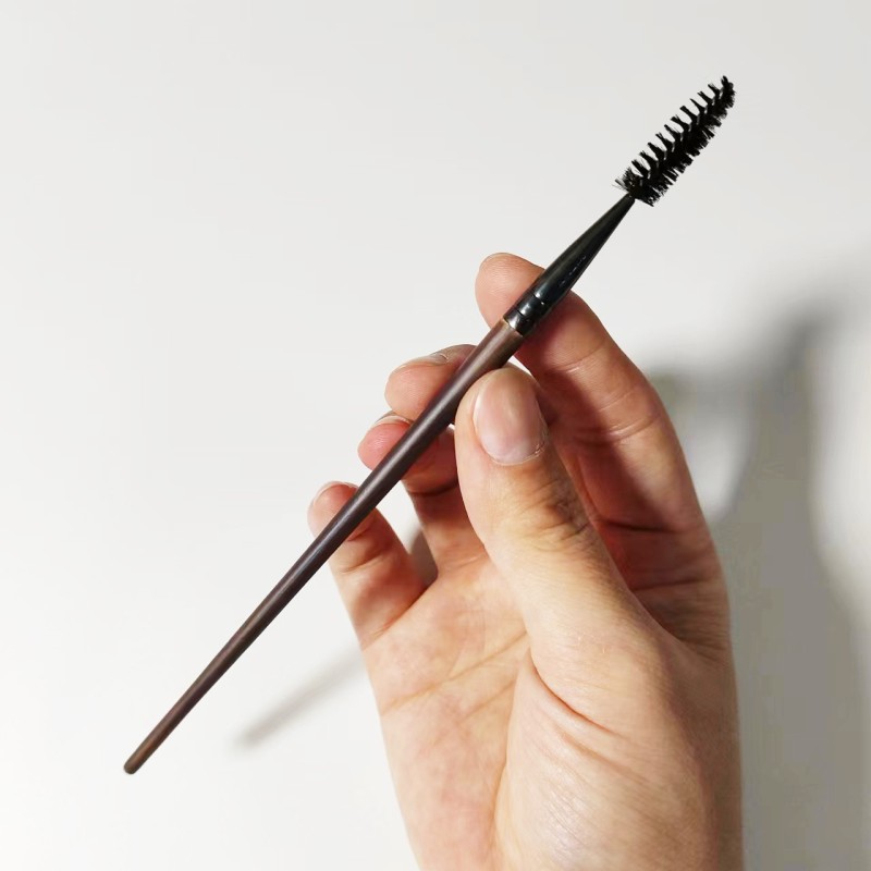 Lash Brush Manufacturer - Metal Comb Reusable Wooden Handle