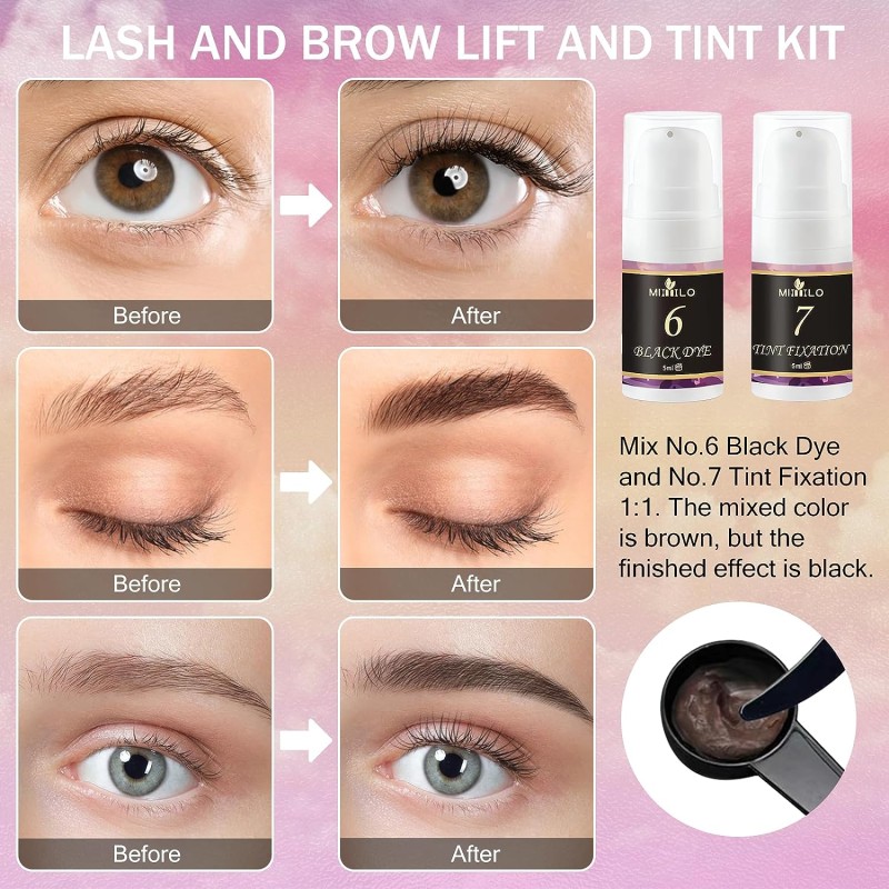 Lash Lift Kit Factory - Tint Black Easy to Use All