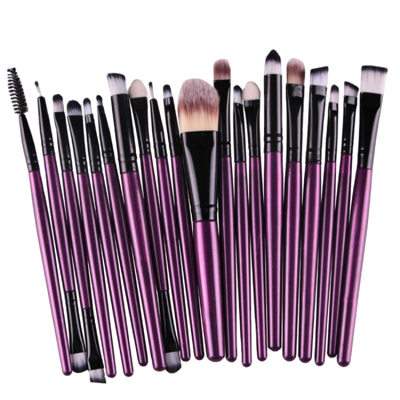 Makeup Brush Set Factory - Hot Sale Colorful 20 Pcs Diamond