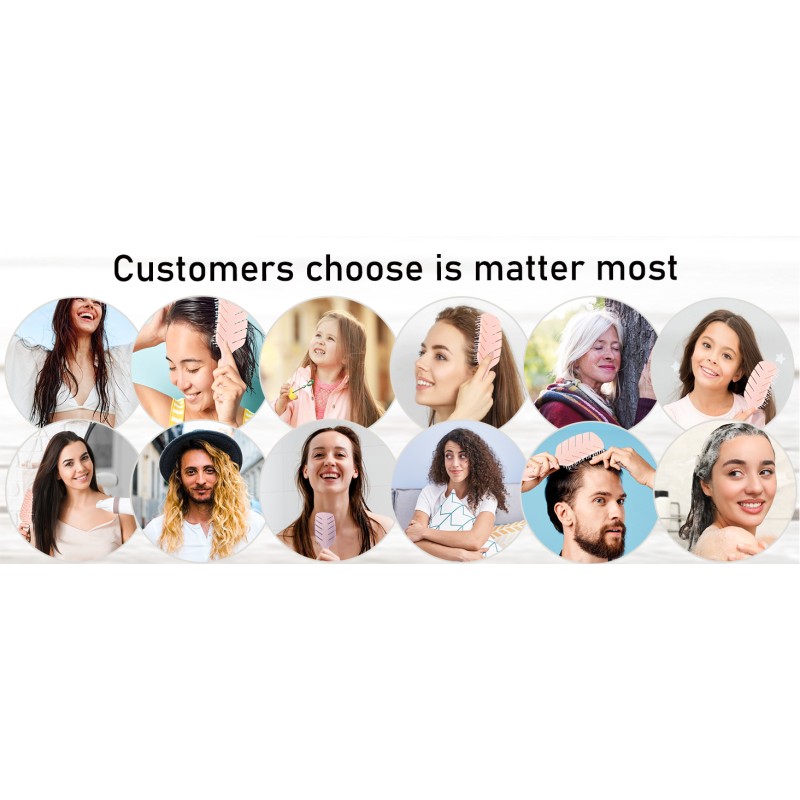 Hair Brush Manufacturer - Popular Special ABS Handle Fluffy