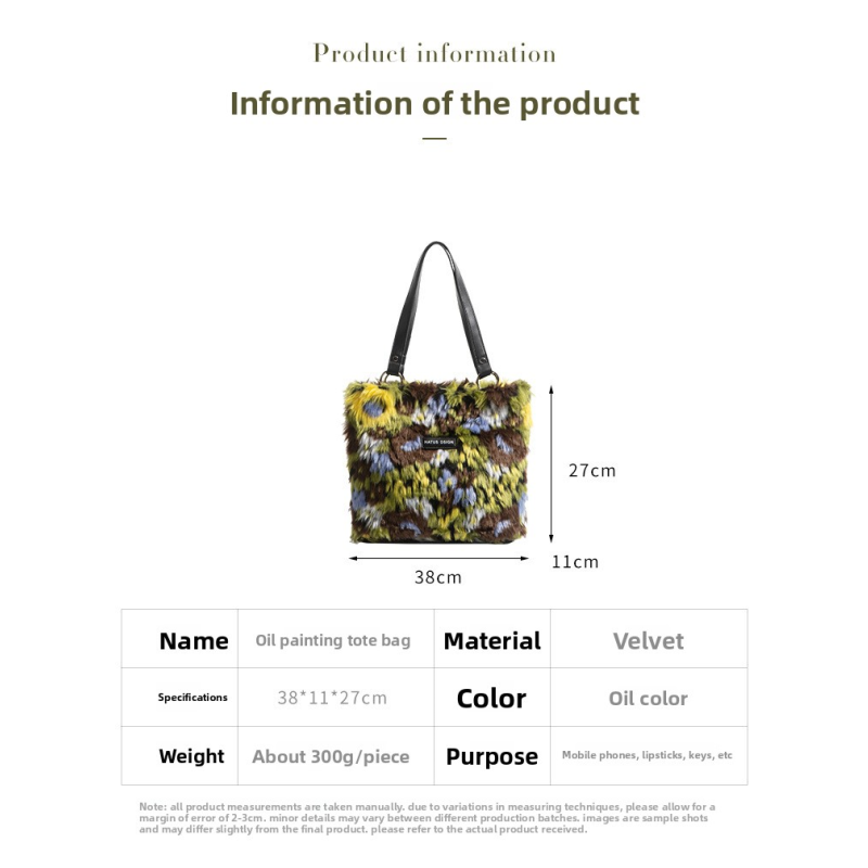 Women's Bag Manufacturer - Soft Luxury Floral Two Straps Foldable