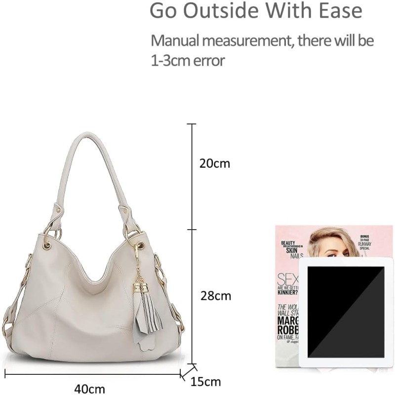 Hobo Bag Factory - Newly Large Capacity Soft PU British