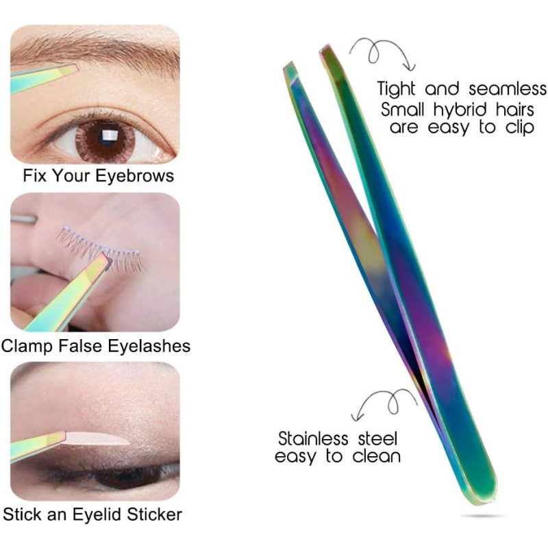 Eyelash Tools Set Factory - 4 in 1 Stainless Steel Folding