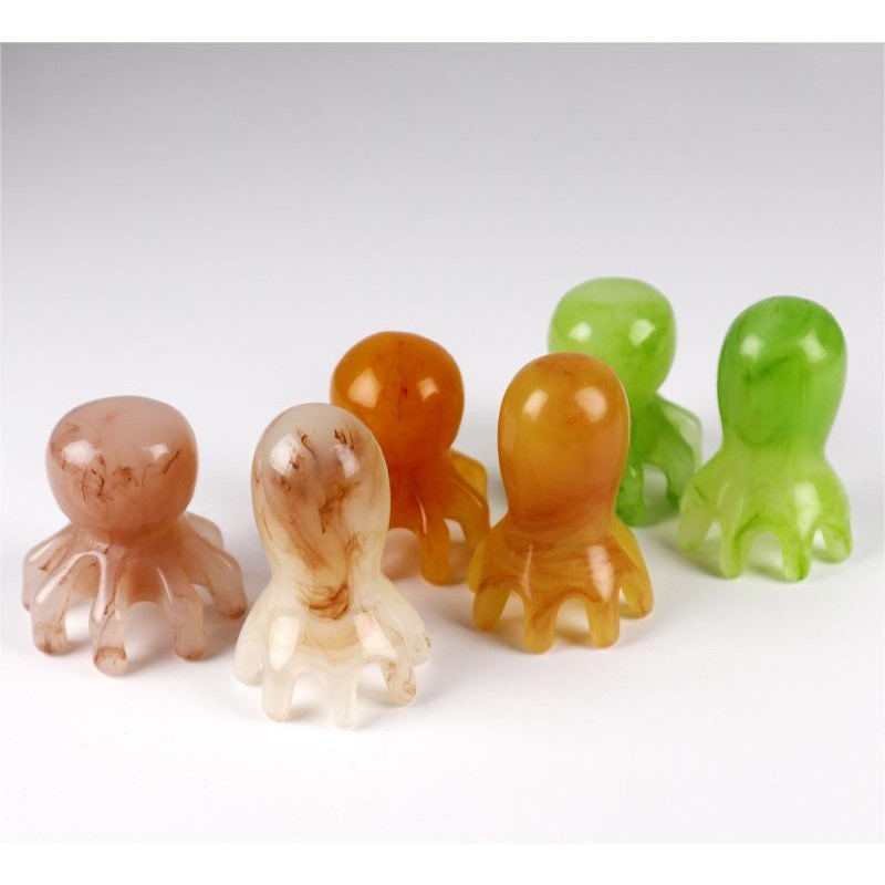 Massage Comb Factory - Resin Octopus Head Gua Sha Point