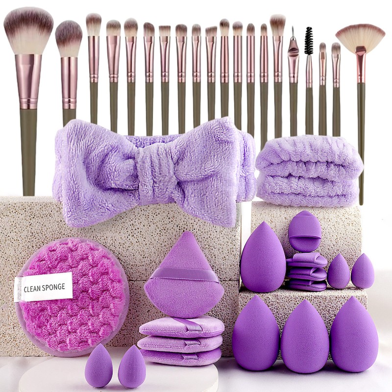 Makeup Brush Set Factory - Professional 40-Piece Cosmetics Synthetic