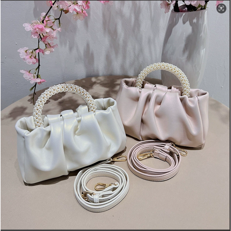 Crossbody Bag Manufacturer - Trendy Luxury Pearl-Embellish Floral