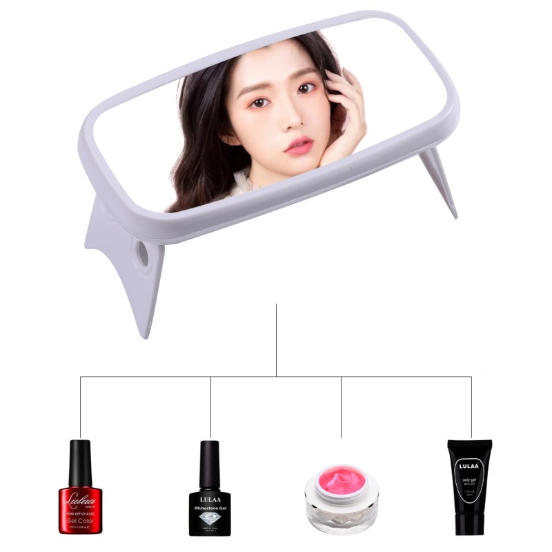 UV Lights Manufacturer - 8W Portable Foldable Nails Dryer