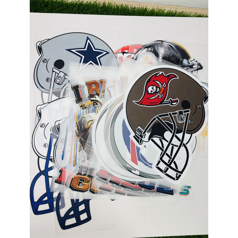 DTF Printing Factory - NFL Designs Plastisol Heat Transfer