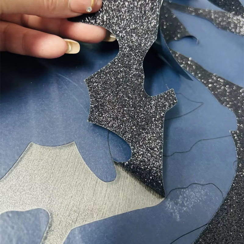 3D Silicone Heat Transfer Factory - Wholesale Flash Rainbow Material