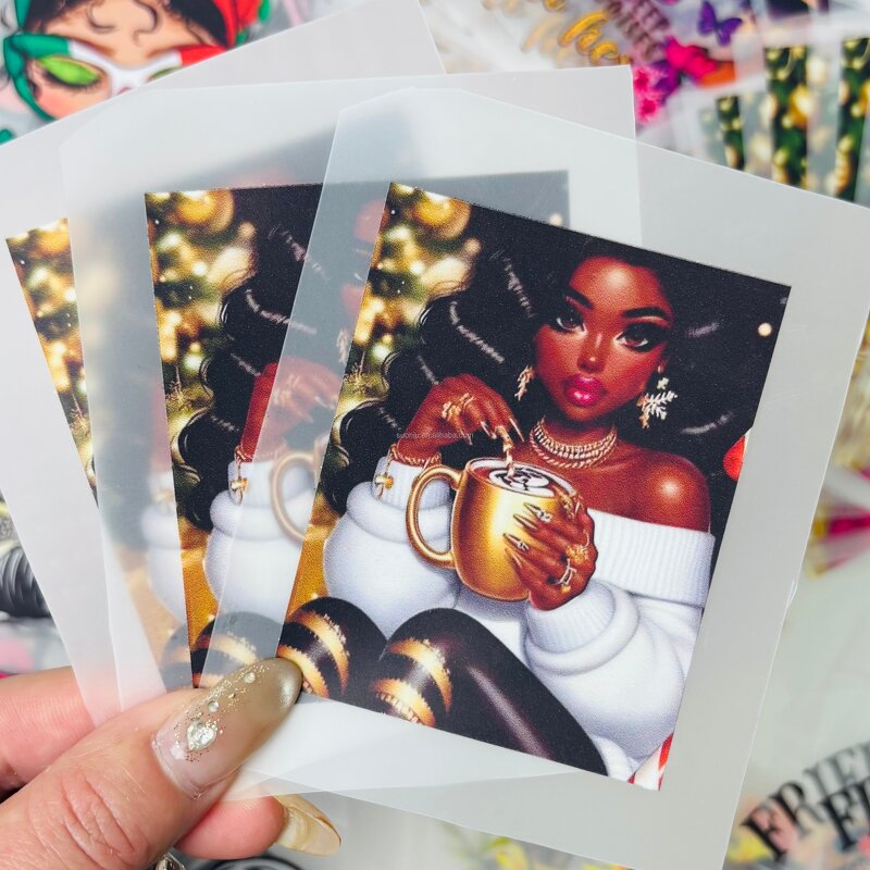 DTF Heat Transfer Factory - Black Girl Customization Logo Transfer