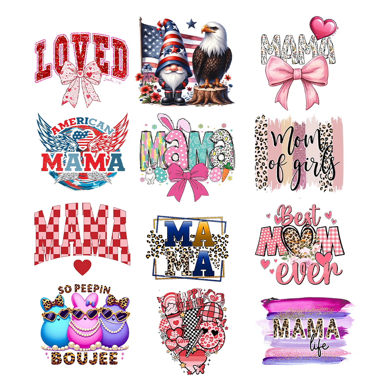 DTF Print Transfer Manufacturer - High Quality Mama's Hot Sale Design