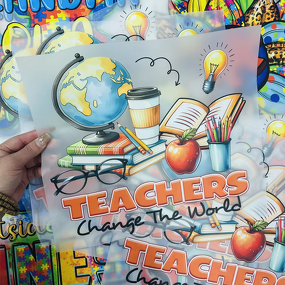 Heat Press Stickers Manufacturer - Wholesale Teachers' Day DTF