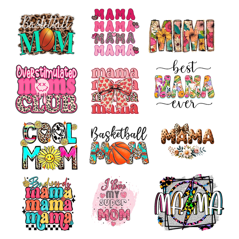 DTF Transfers Factory - Mother's Day Custom Logo Sticker