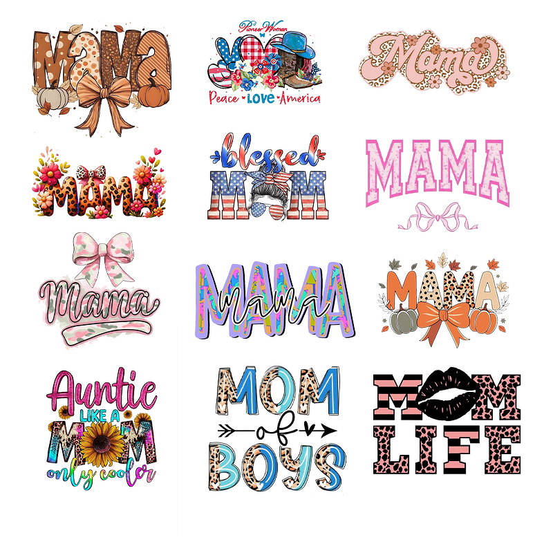 DTF Transfers Manufacturer - Mother's Day DTF Iron-on Label