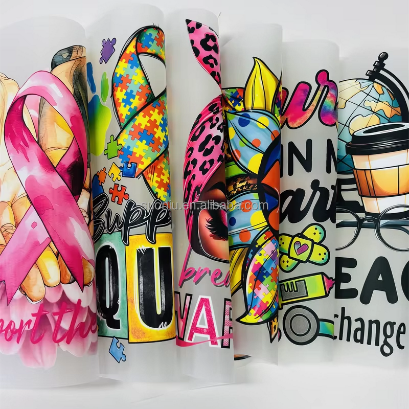 Screen Prints Transfers Factory - High Quality DTF Sticker Clothing