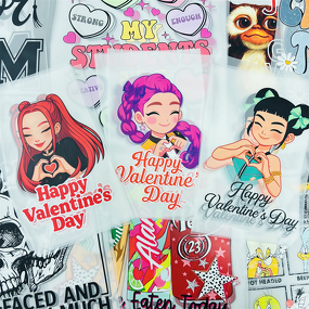 Heat Transfer Sticker Manufacturer - Custom Valentine's Day Design