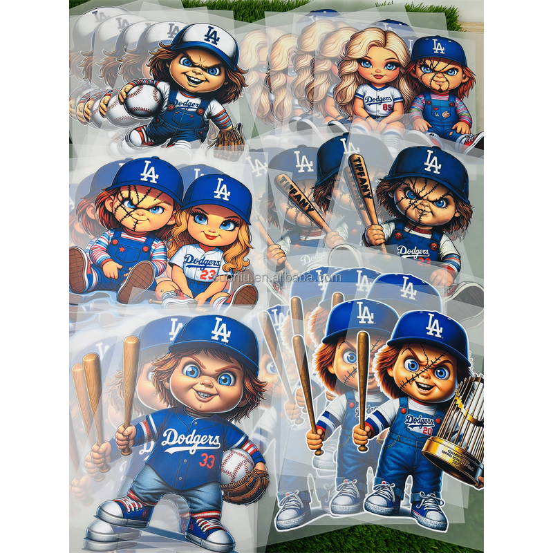DTF Sticker Manufacturer - Wholesale Dodgers Baseball Logo