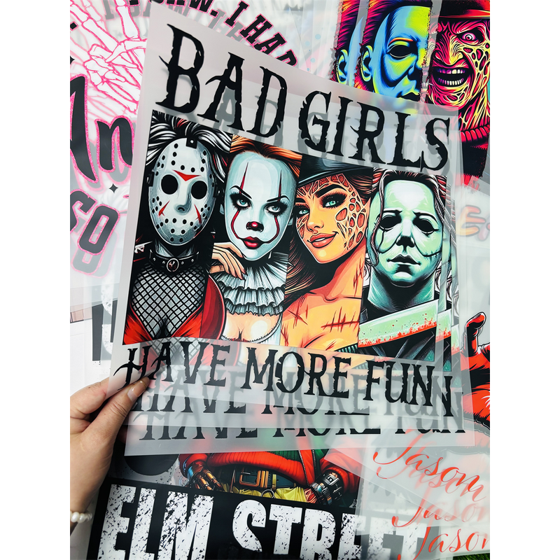 DTF Print Images Manufacturer - High Quality Halloween DTF Stickers