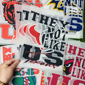 NFL Transfer Design Factory - Wholesale Vinyl DTF Heat Transfer