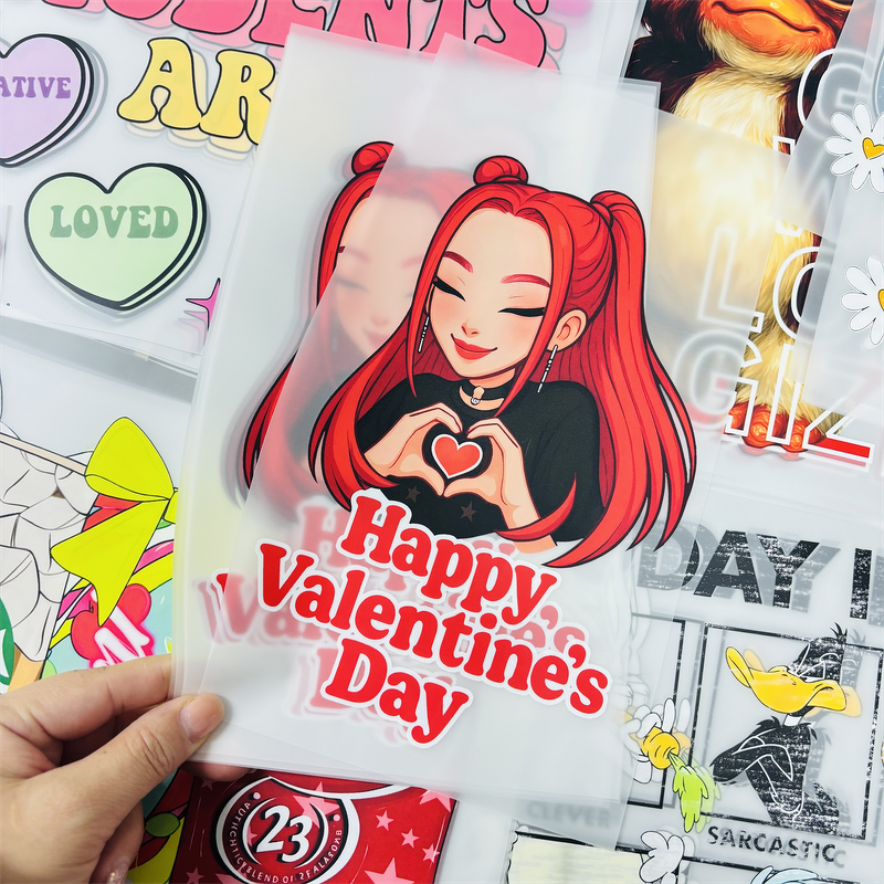 Heat Transfer Sticker Manufacturer - Custom Valentine's Day Design