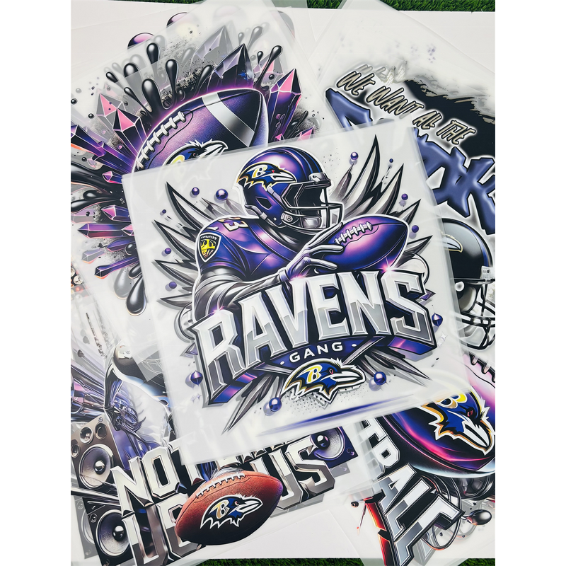 DTF Transfer Printing Manufacturer - Baltimore Ravens Design
