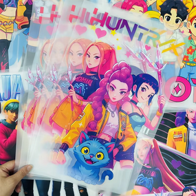 DTF Hot Peel Printing Factory - Kpop Demon Hunter Custom Design