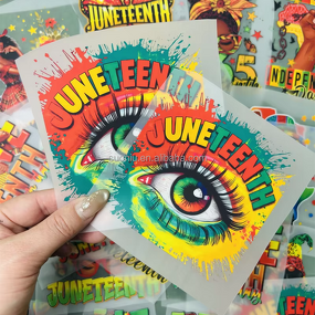 Juneteenth Iron Sticker Factory - High Quality Vinyl Print-on-demand