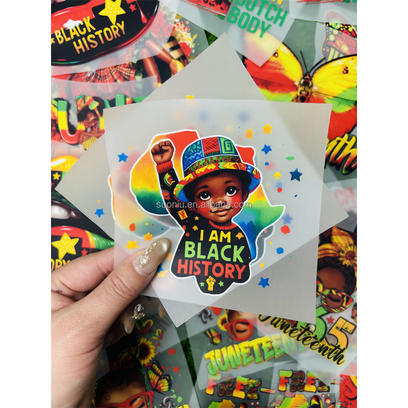 Juneteenth Iron Sticker Factory - High Quality Vinyl Print-on-demand