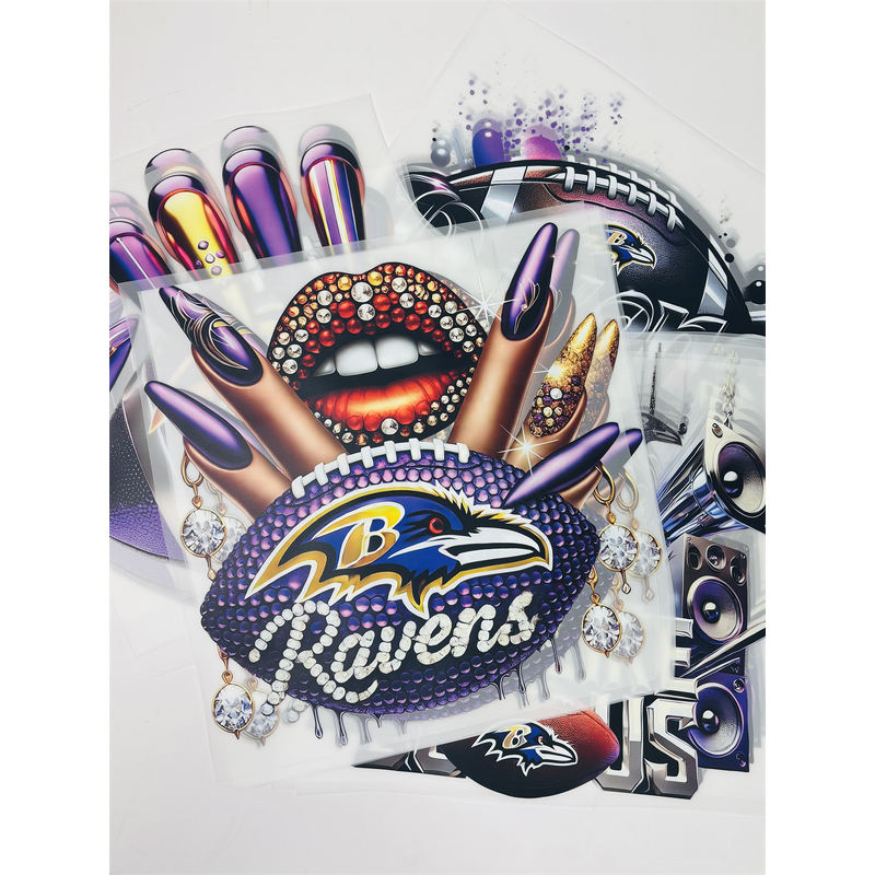 DTF Transfer Printing Manufacturer - Baltimore Ravens Design