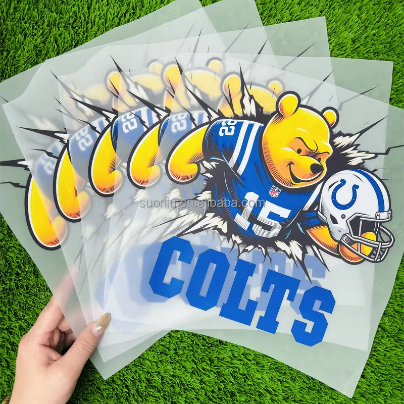 Heat Transfer Printing Manufacturer - NFL Plastisol HTV Sticker
