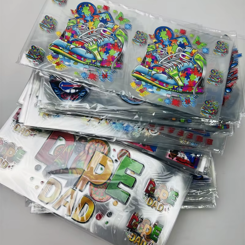 UV DTF Cup Wraps Manufacturer - Wholesale Waterproof Glassware Stickers