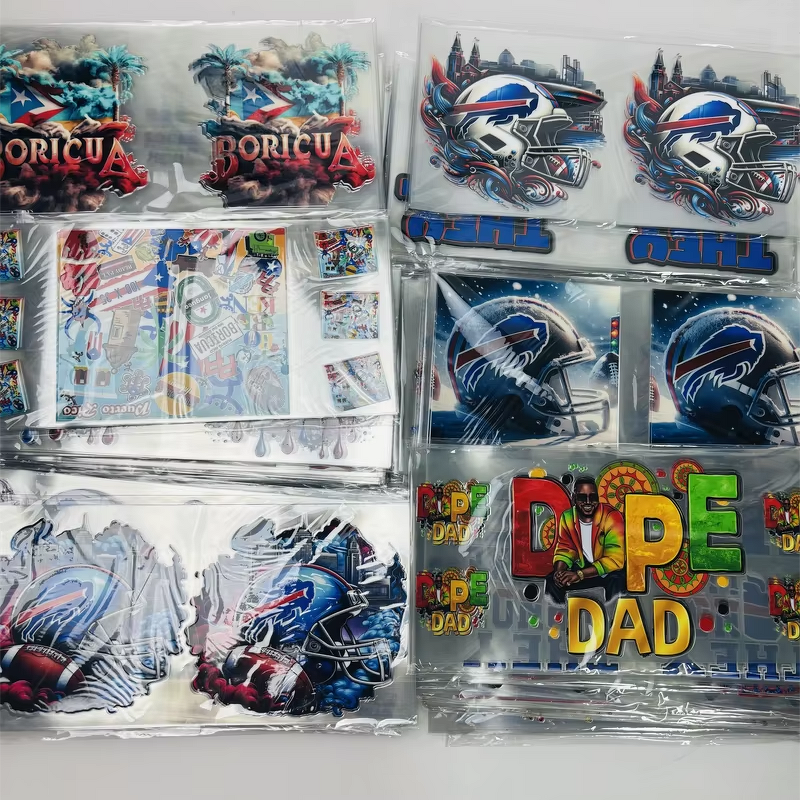 UV DTF Cup Wraps Factory - High Quality DTF Prints Ready to Press