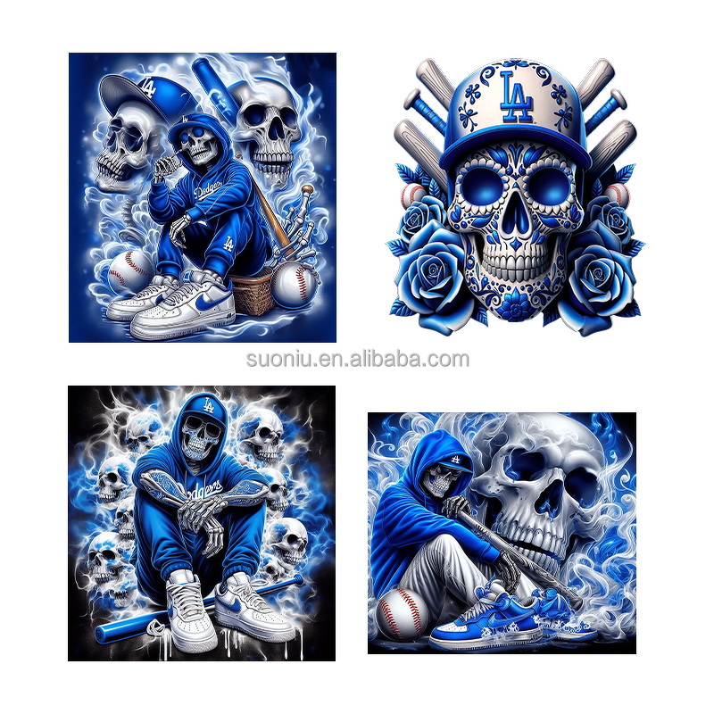 DTF Sticker Manufacturer - Wholesale Dodgers Baseball Logo