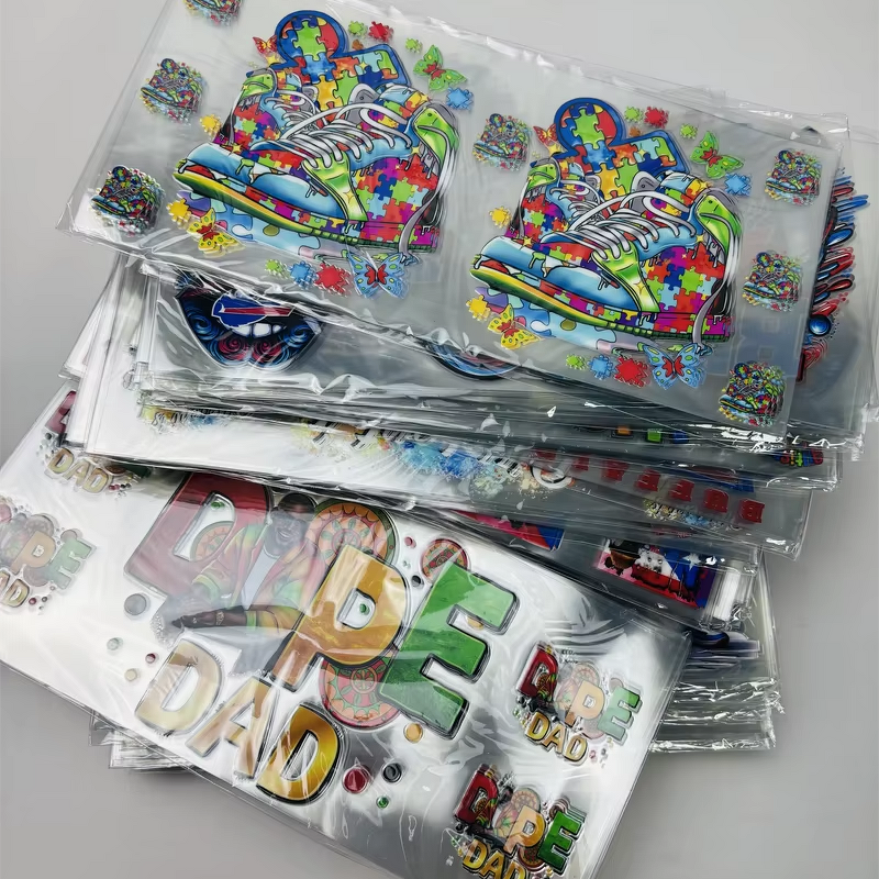 UV DTF Cup Wraps Factory - Custom Printing 16oz Glass Tumbler