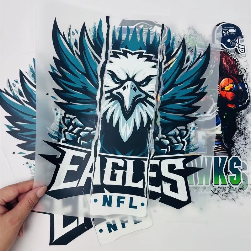 DTF Transfers Factory - Low MOQ NFL Ready to Press Stickers