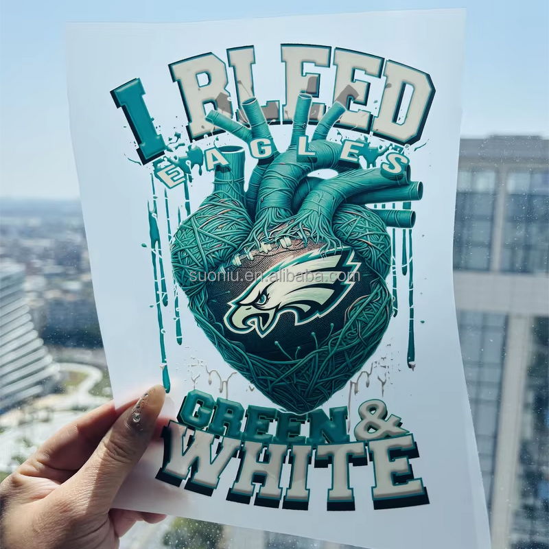 Heat Transfer Printing Manufacturer - NFL Plastisol HTV Sticker