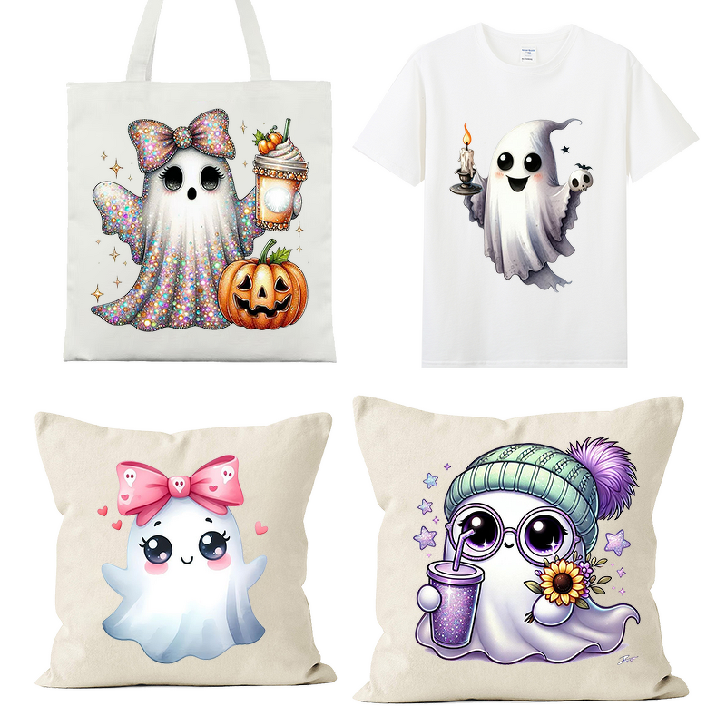 Heat Transfer Printing Manufacturer - Customized Halloween Logo Design
