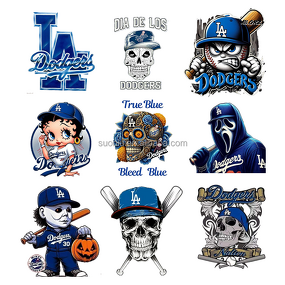 DTF Sticker Manufacturer - Wholesale Dodgers Baseball Logo