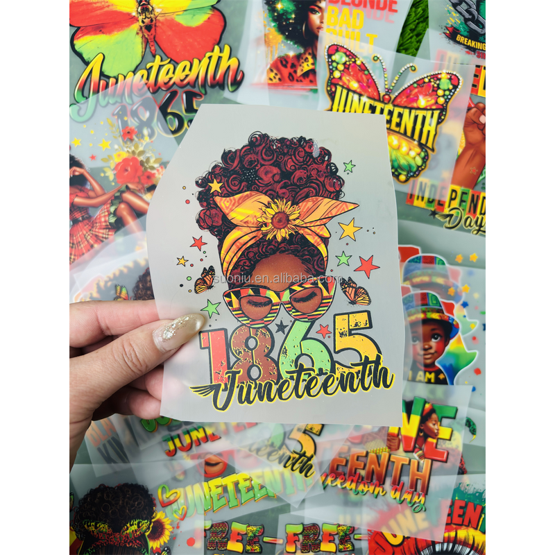 Juneteenth Iron Sticker Factory - High Quality Vinyl Print-on-demand