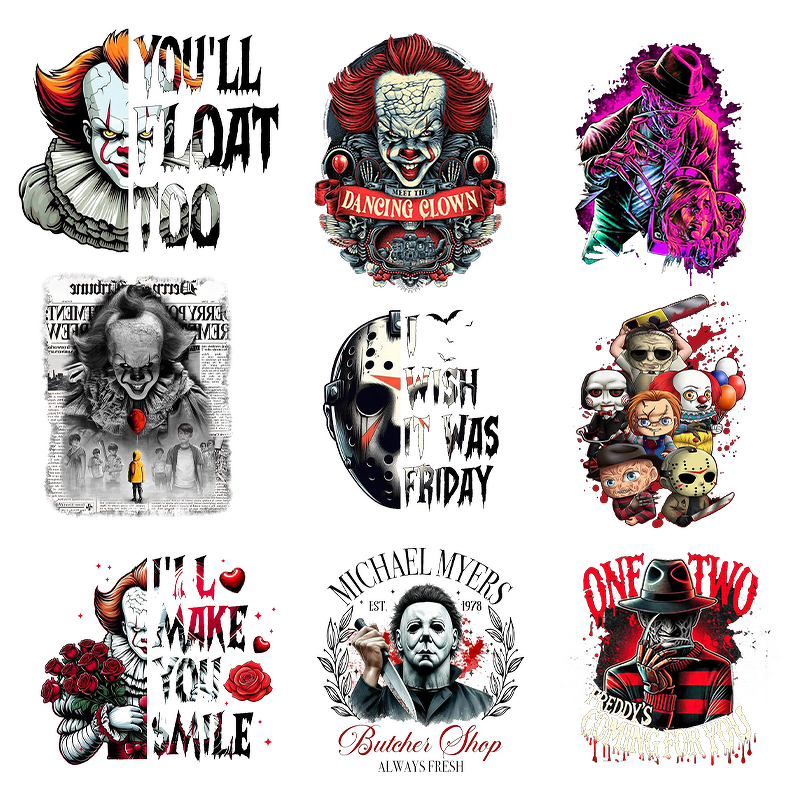 DTF Heat Transfer Sticker Manufacturer - Halloween Vinyl HTV Design