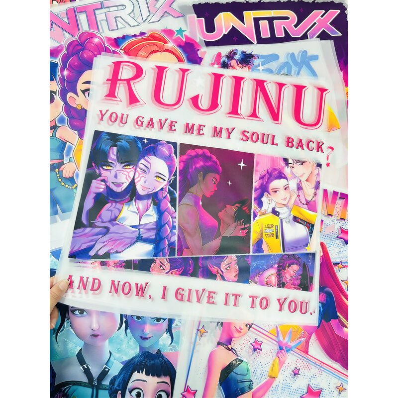 DTF Sticker Manufacturer - Hot Selling Kpop Iron-on Transfer