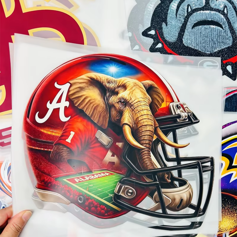 DTF Transfer Sticker Factory - Custom University Team Design