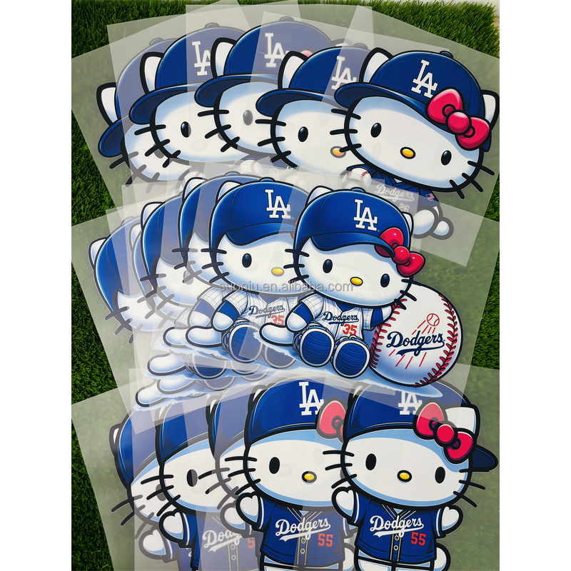 DTF Sticker Manufacturer - Wholesale Dodgers Baseball Logo