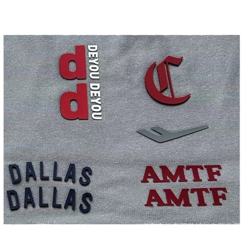 3D Logo Silicone Transfer Factory - Customized Hot Iron on Labels