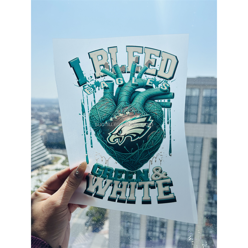 NFL DTF Heat Transfer Factory - High Quality Plastisol Printed