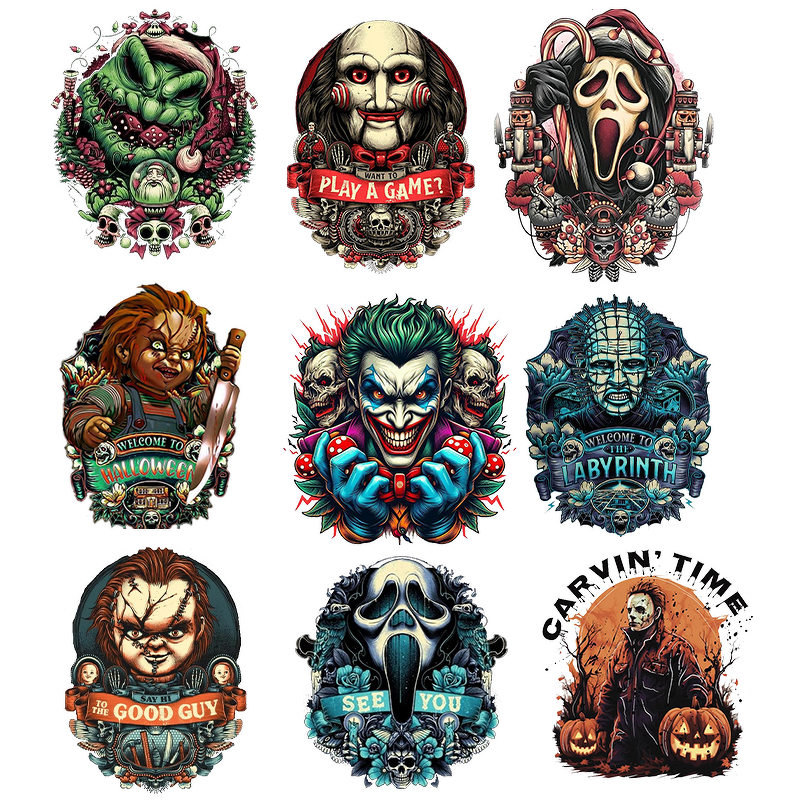 DTF Heat Transfer Sticker Manufacturer - Halloween Vinyl HTV Design